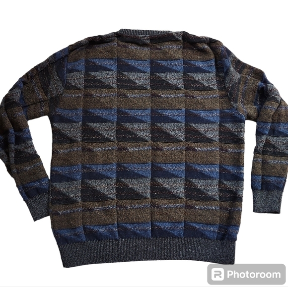 Croft & Barrow sz XL Grandpa Crewneck Sweater - Picture 2 of 4